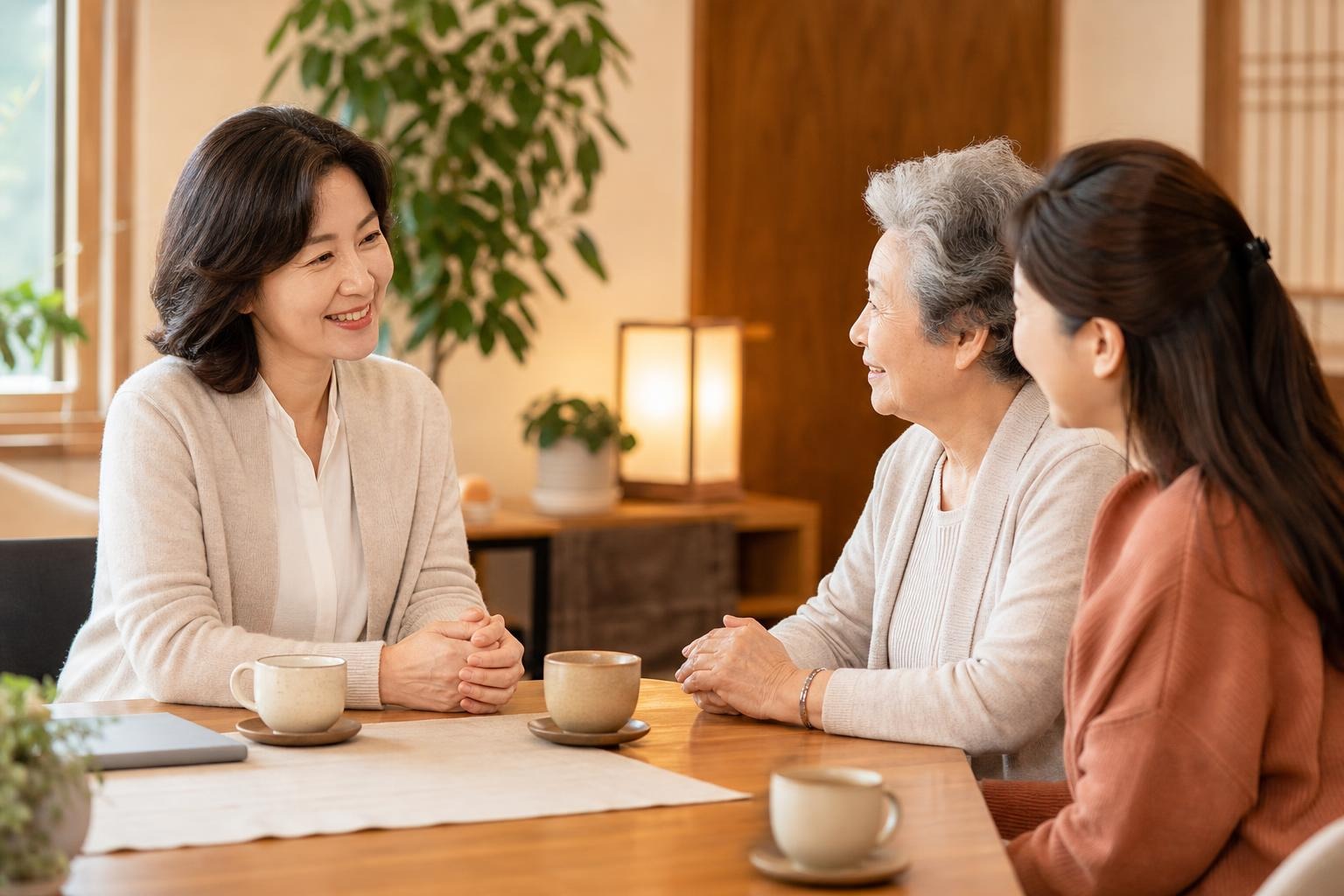 가족과 함께하는 입소 상담