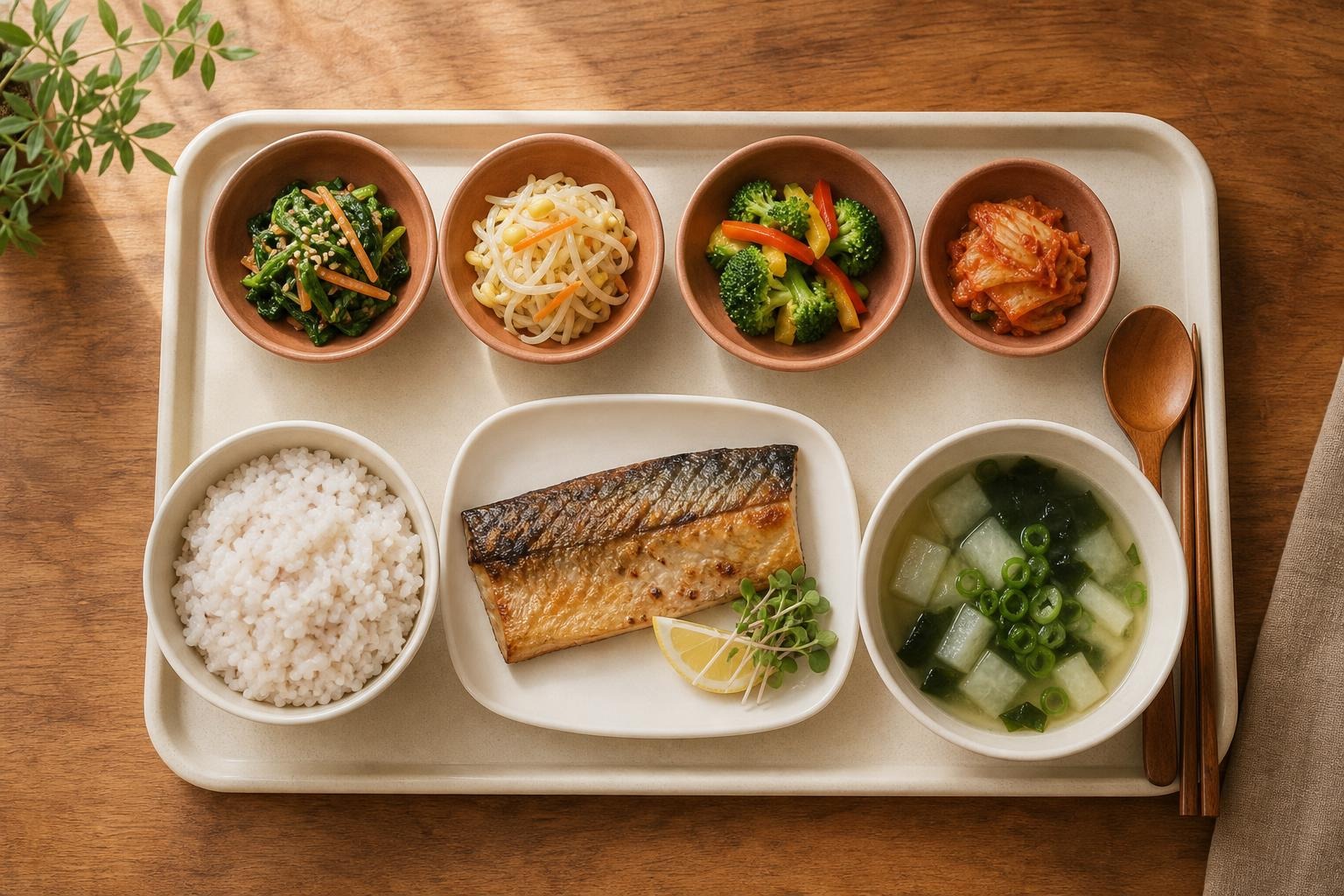 정갈한 어르신 식단